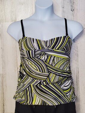 Ocean Avenue Abstract Print Tankini size Med